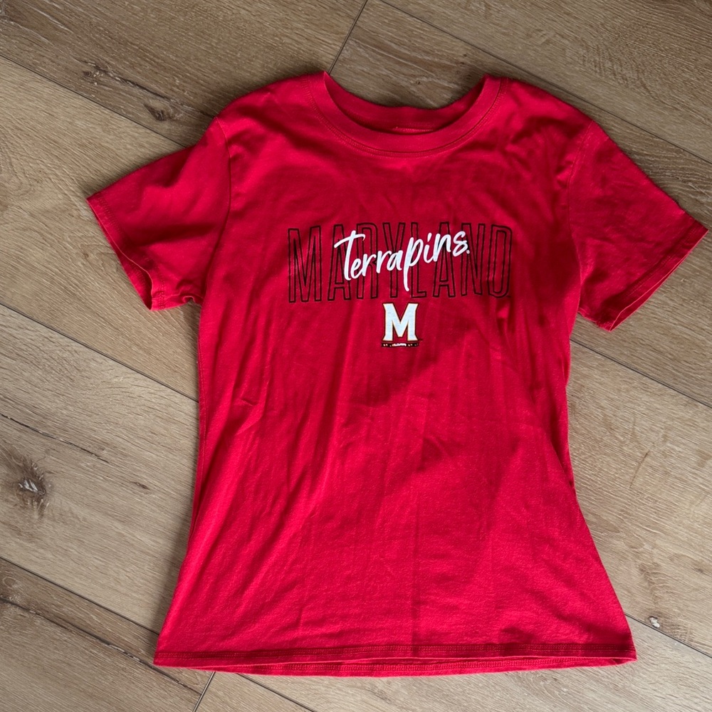 Rivalry Threads Red Maryland Terrapins Women's Tee